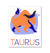 Taurus Wrapped Canvas 8x10 | Zodiac Series 4 - Beyond T-shirts